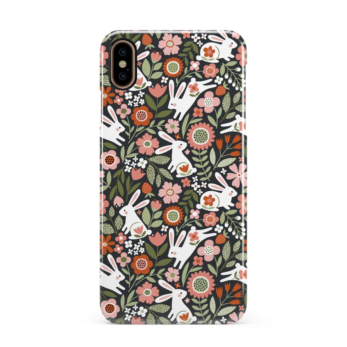Easter Floral Apple iPhone Xs Max 3D Snap Case