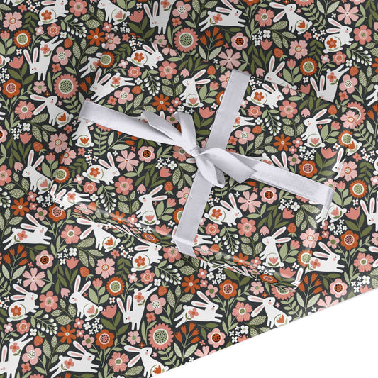 Easter Floral Custom Wrapping Paper