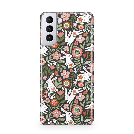 Easter Floral Samsung S21 Plus Phone Case