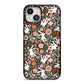 Easter Floral iPhone 13 Black Impact Case on Silver phone