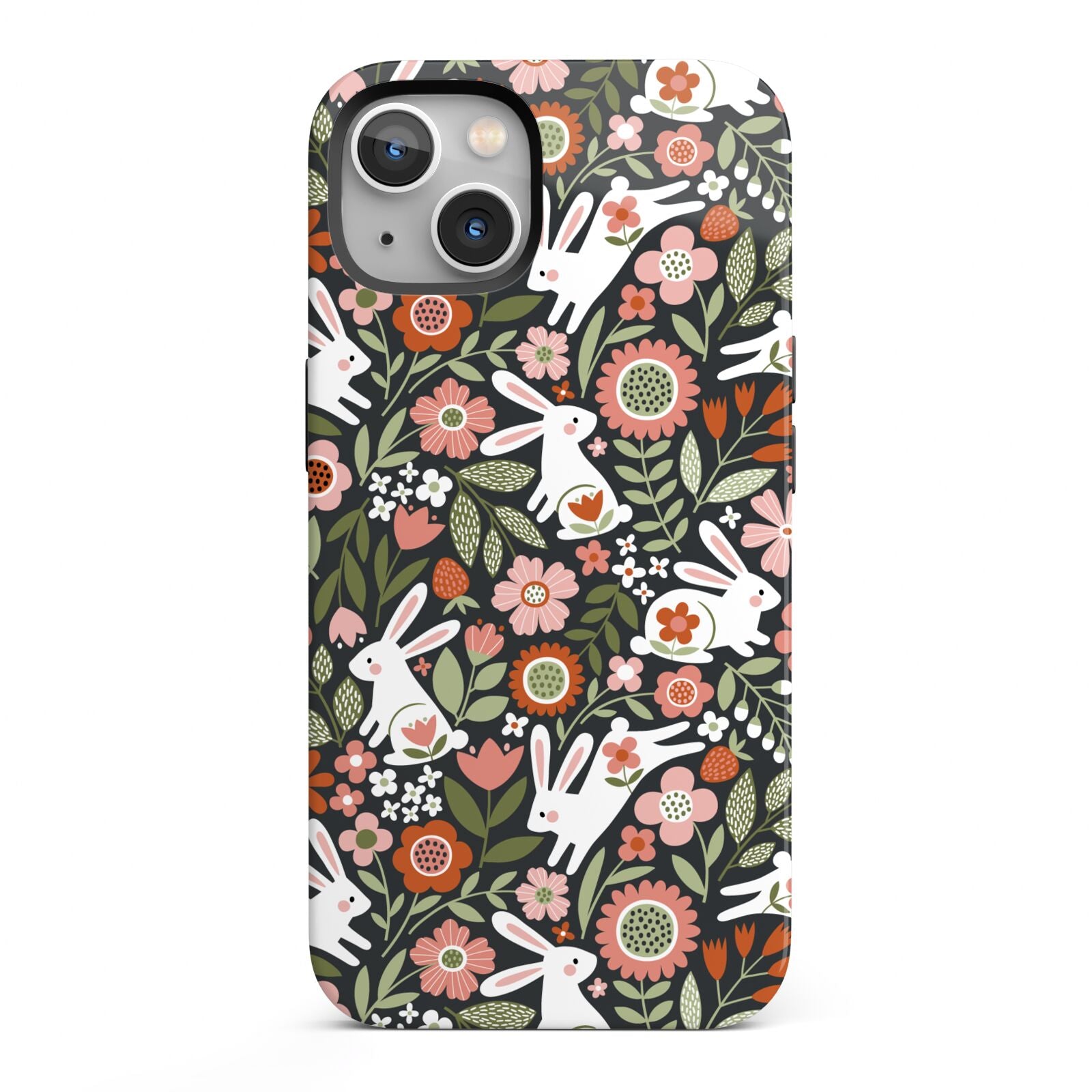 Easter Floral iPhone 13 Full Wrap 3D Tough Case