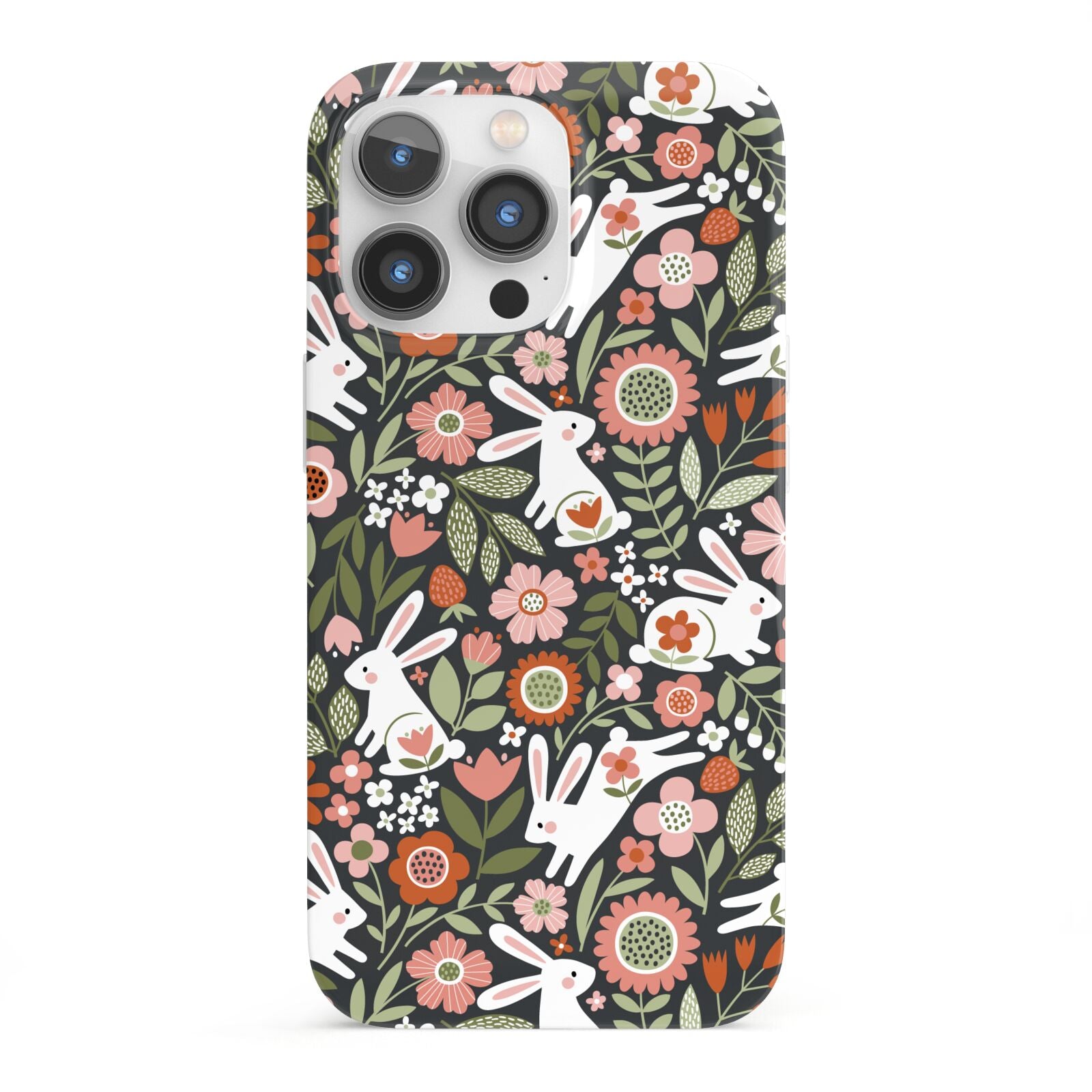 Easter Floral iPhone 13 Pro Full Wrap 3D Snap Case