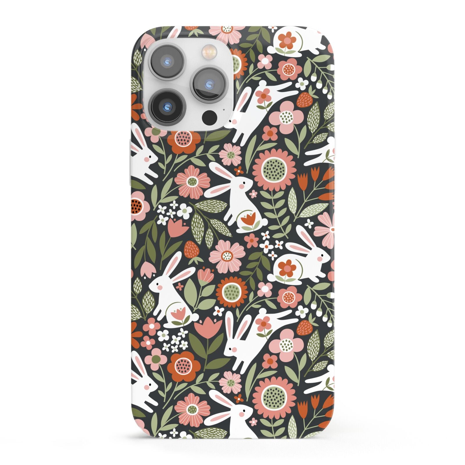 Easter Floral iPhone 13 Pro Max Full Wrap 3D Snap Case