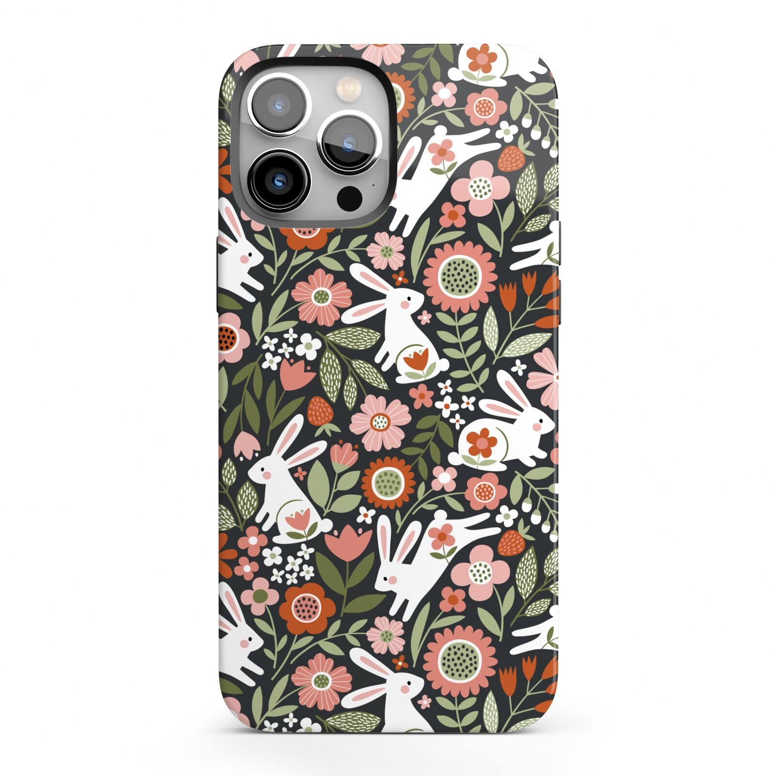 Easter Floral iPhone 13 Pro Max Full Wrap 3D Tough Case