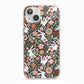 Easter Floral iPhone 13 TPU Impact Case with Pink Edges