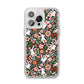 Easter Floral iPhone 14 Pro Max Glitter Tough Case Silver