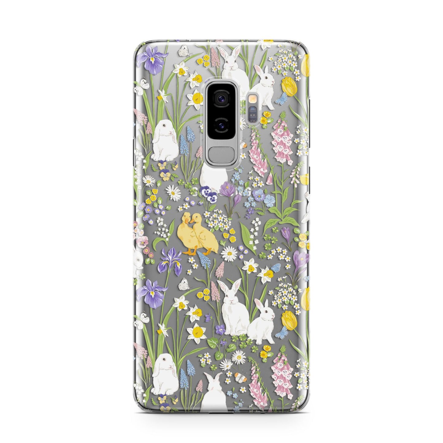 Easter Samsung Galaxy S9 Plus Case on Silver phone