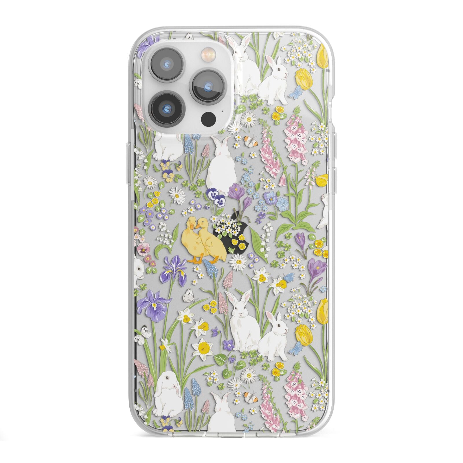 Easter iPhone 13 Pro Max TPU Impact Case with White Edges