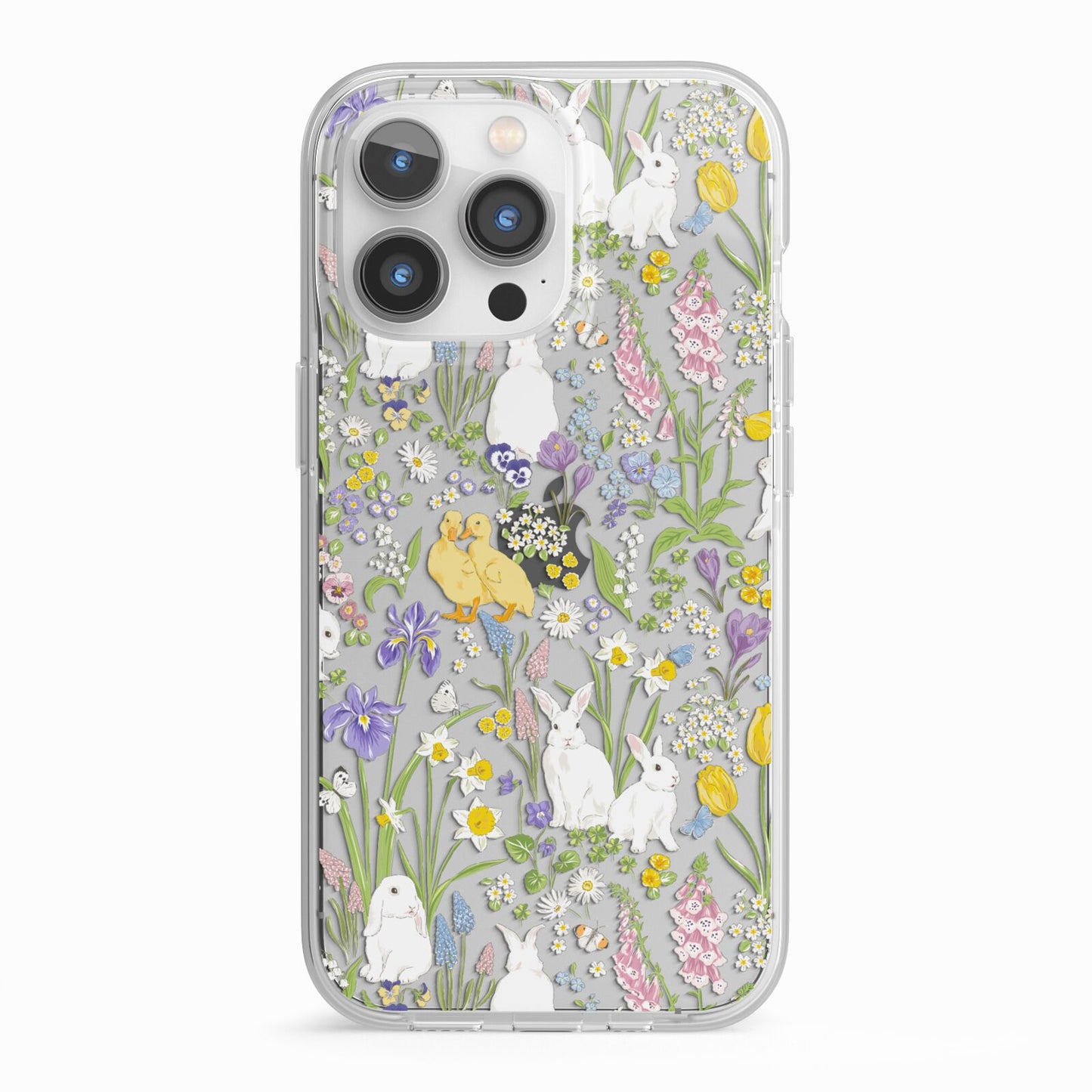 Easter iPhone 13 Pro TPU Impact Case with White Edges