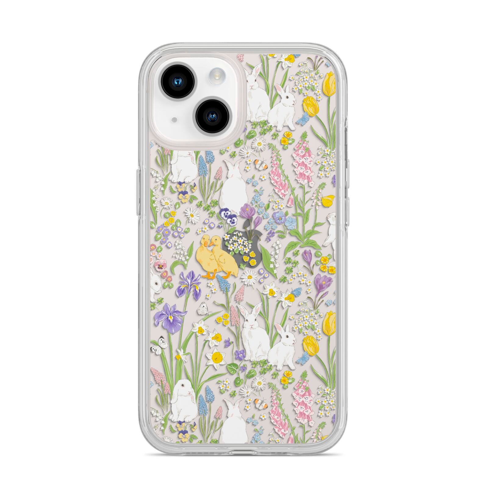 Easter iPhone 14 Clear Tough Case Starlight