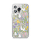Easter iPhone 14 Pro Max Glitter Tough Case Silver
