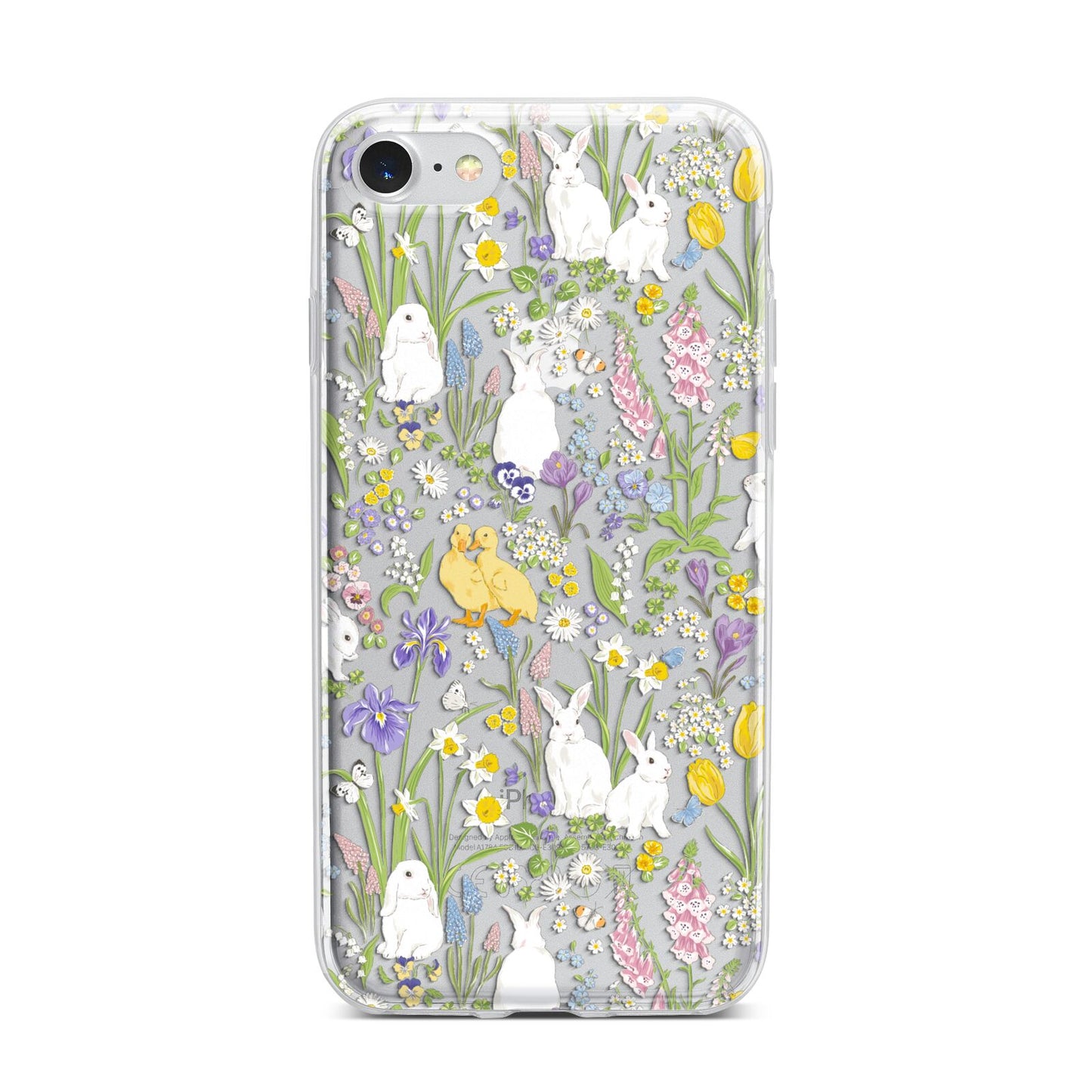 Easter iPhone 7 Bumper Case on Silver iPhone