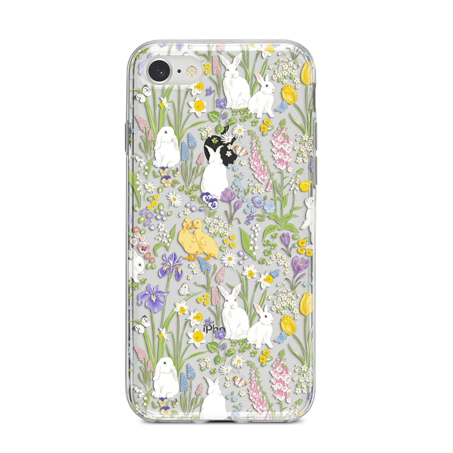 Easter iPhone 8 Bumper Case on Silver iPhone