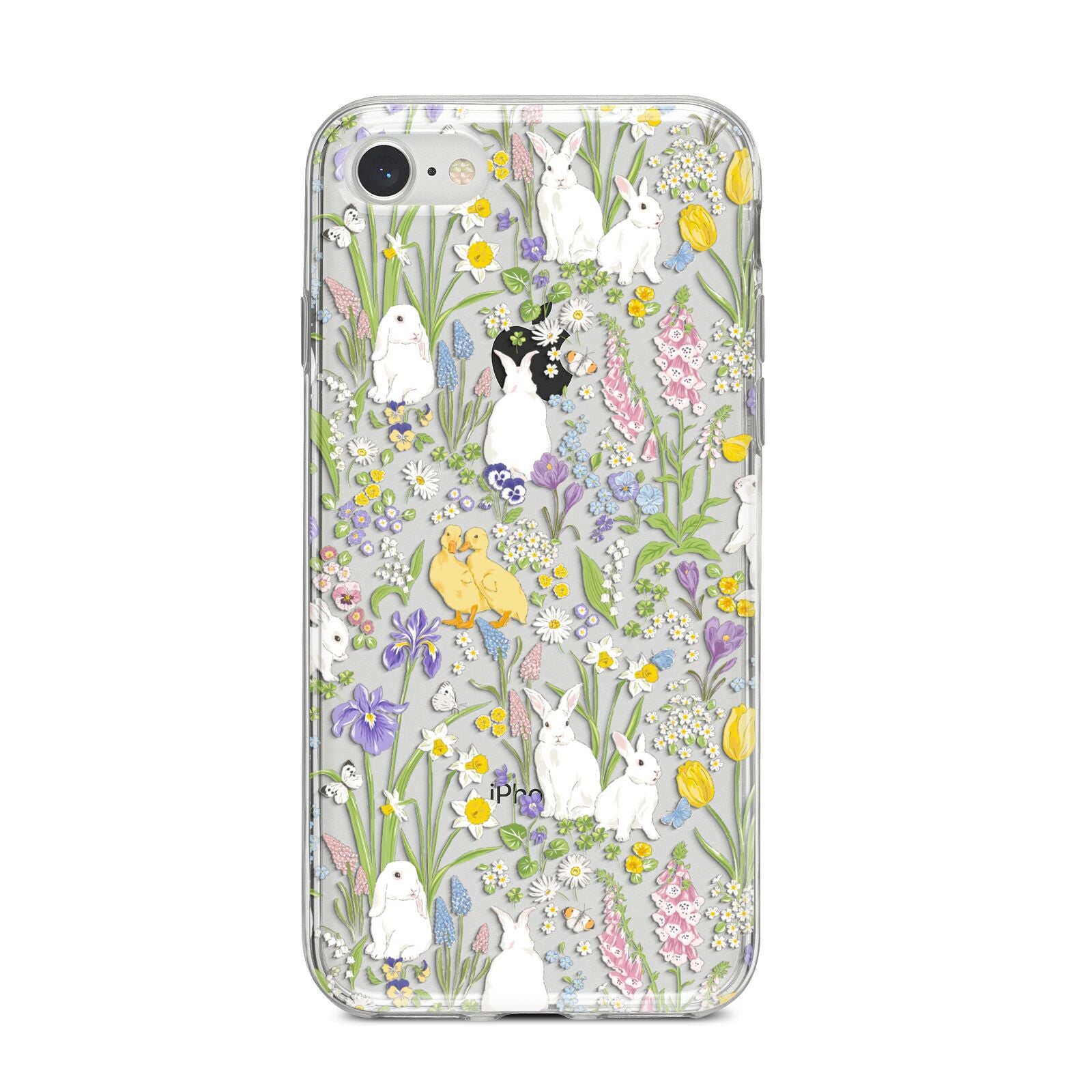 Easter iPhone 8 Bumper Case on Silver iPhone