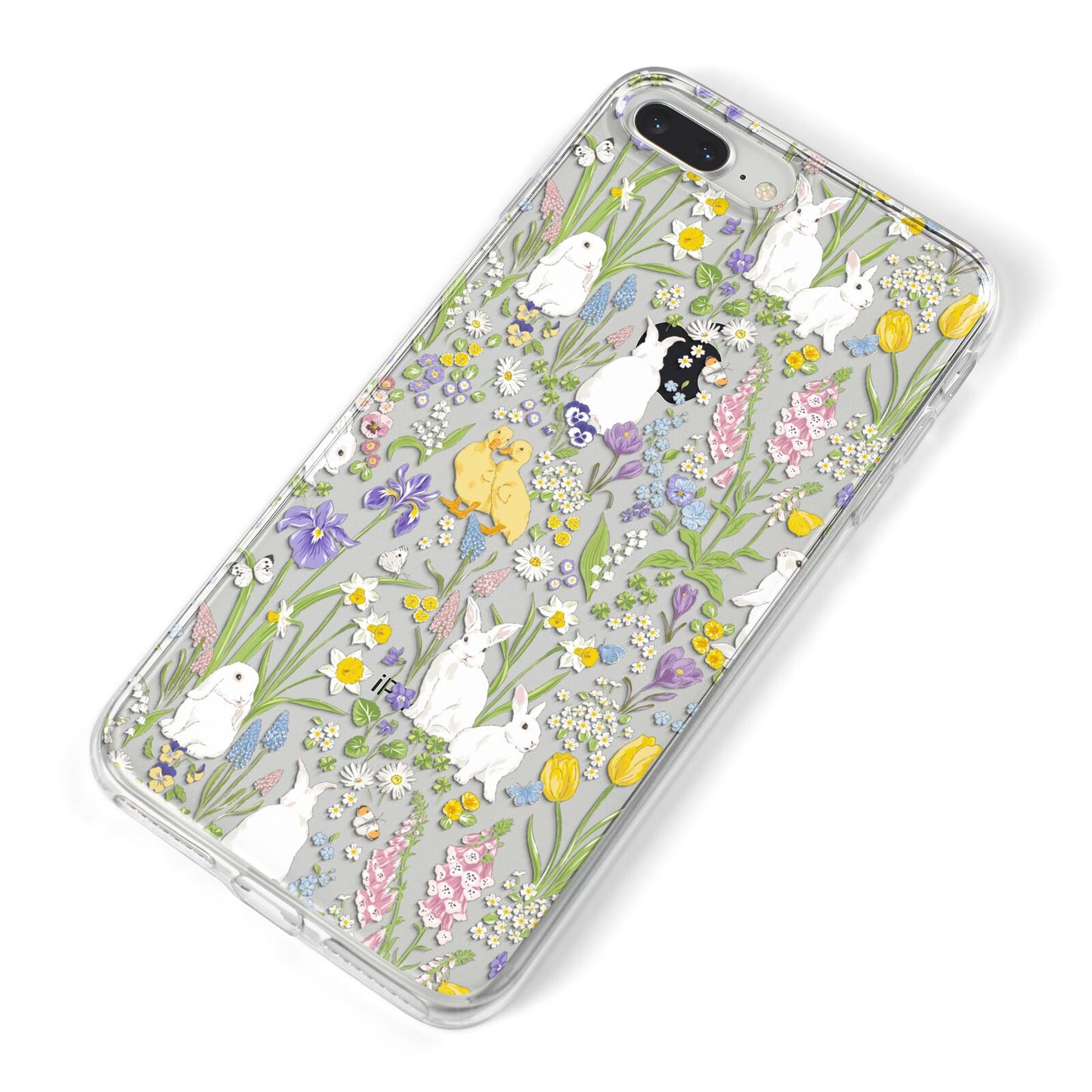 Easter iPhone 8 Plus Bumper Case on Silver iPhone Alternative Image