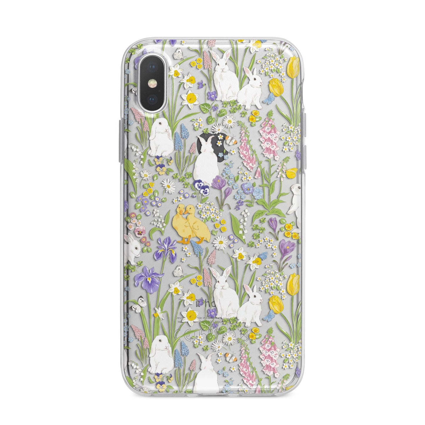 Easter iPhone X Bumper Case on Silver iPhone Alternative Image 1