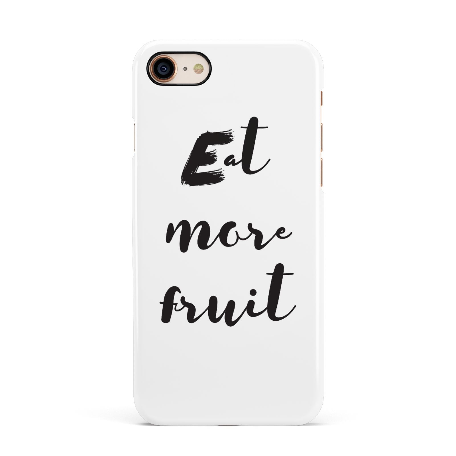 Eat More Fruit Apple iPhone 7 8 3D Snap Case