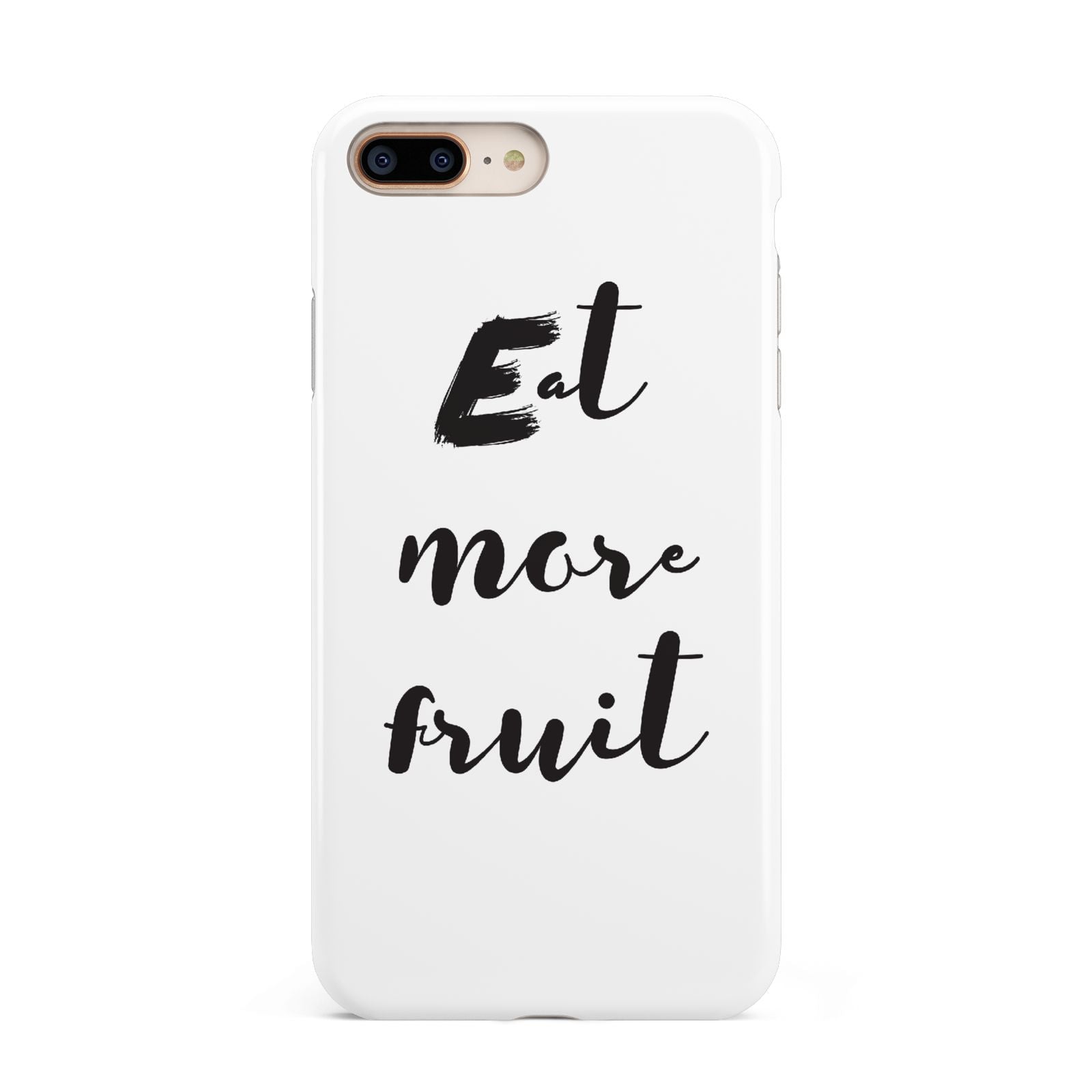 Eat More Fruit Apple iPhone 7 8 Plus 3D Tough Case