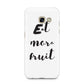 Eat More Fruit Samsung Galaxy A3 2017 Case on gold phone
