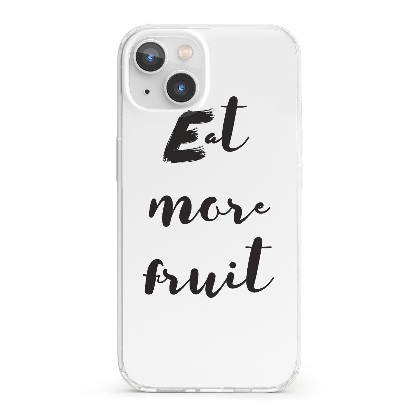Eat More Fruit iPhone 13 Clear Bumper Case