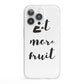 Eat More Fruit iPhone 13 Pro Clear Bumper Case