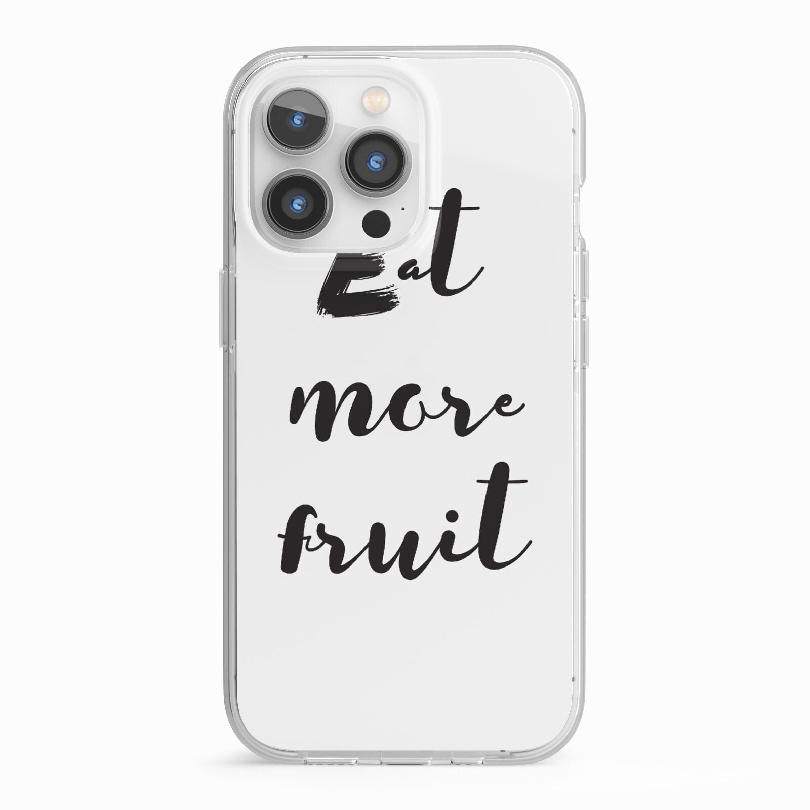 Eat More Fruit iPhone 13 Pro TPU Impact Case with White Edges