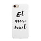 Eat More Fruit iPhone 8 3D Tough Case on Gold Phone