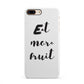 Eat More Fruit iPhone 8 Plus 3D Snap Case on Gold Phone