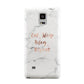 Eat Sleep Blog Repeat Marble Effect Samsung Galaxy Note 4 Case