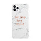 Eat Sleep Blog Repeat Marble Effect iPhone 11 Pro Max 3D Tough Case