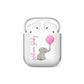 Elephant with Balloons Baby Girl Reveal AirPods Case