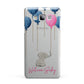Elephant with Balloons Baby Girl Reveal Samsung Galaxy A7 2015 Case