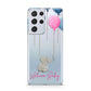 Elephant with Balloons Baby Girl Reveal Samsung S21 Ultra Case