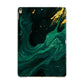 Emerald Green Apple iPad Gold Case