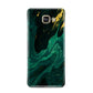 Emerald Green Samsung Galaxy A3 2016 Case on gold phone