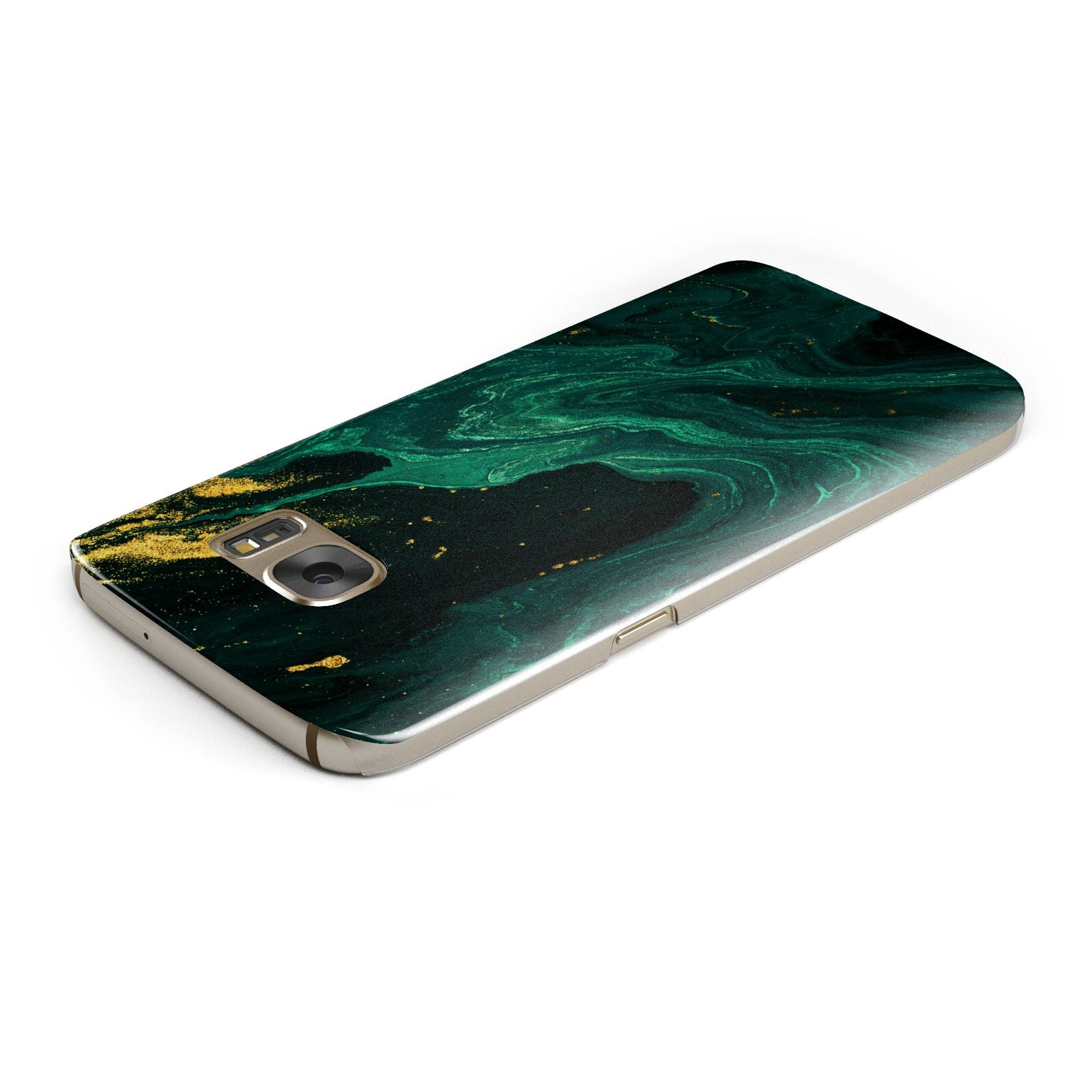 Emerald Green Samsung Galaxy Case Top Cutout