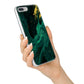 Emerald Green iPhone 7 Plus Bumper Case on Silver iPhone Alternative Image
