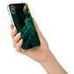 Emerald Green iPhone X Bumper Case on Silver iPhone Alternative Image 2