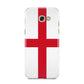 England Flag Samsung Galaxy A5 2017 Case on gold phone
