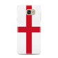 England Flag Samsung Galaxy A7 2016 Case on gold phone