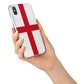 England Flag iPhone X Bumper Case on Silver iPhone Alternative Image 2