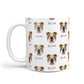 English Bulldog Icon with Name 10oz Mug Alternative Image 1