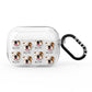 English Bulldog Icon with Name AirPods Pro Clear Case