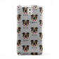 English Bulldog Icon with Name Samsung Galaxy Note 3 Case