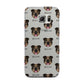 English Bulldog Icon with Name Samsung Galaxy S6 Edge Case