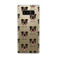 English Bulldog Icon with Name Samsung Galaxy S8 Case