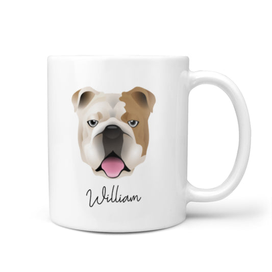 English Bulldog Personalised 10oz Mug
