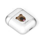 English Bulldog Personalised AirPods Case Laid Flat