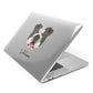 English Bulldog Personalised Apple MacBook Case Side View