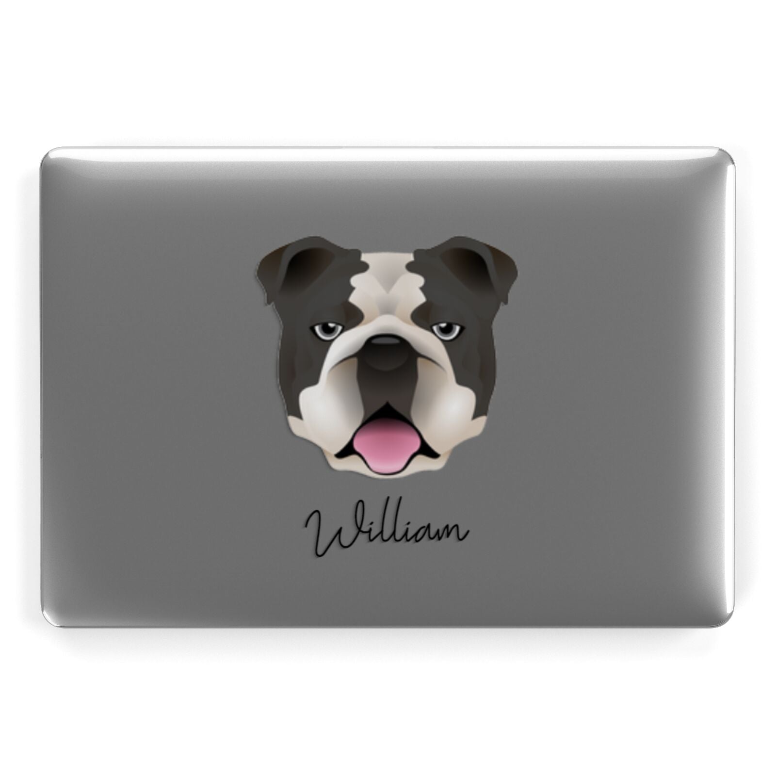 English Bulldog Personalised Apple MacBook Case